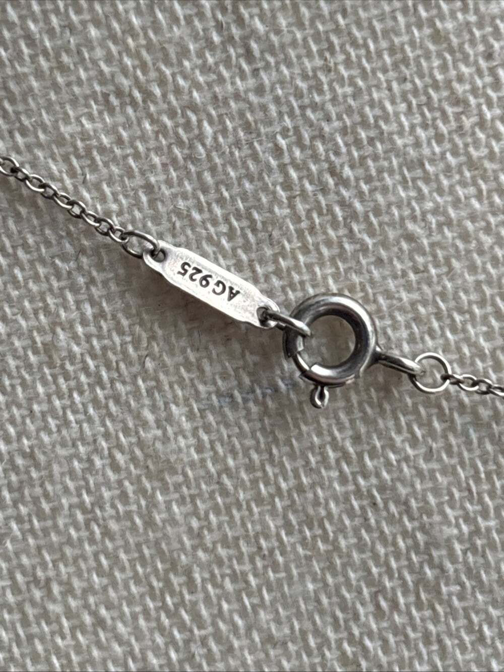 Tiffany & Co. Return to Tiffany Pink Peach Mini Double Heart Tag Necklace 16" - Picture 6 of 12